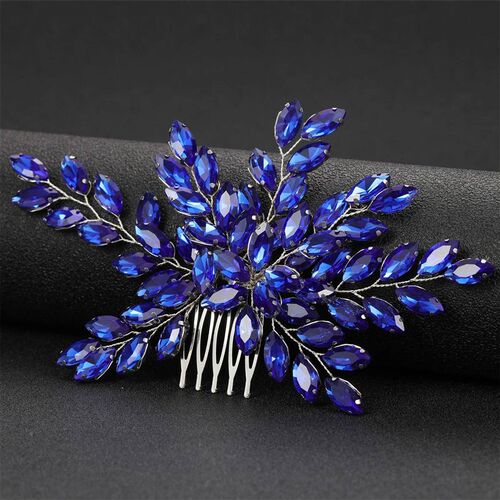 Handmade Rhinestone Hair Comb for Women Headband Tiara Hair