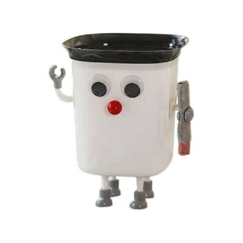 Trash Can DIYs Kitchen Compost Bin Funny Big Eye Trash Bin