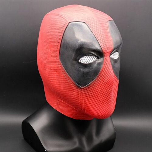 Marvel Superhero Deadpool 2 Full Head Latex Mask Halloween C