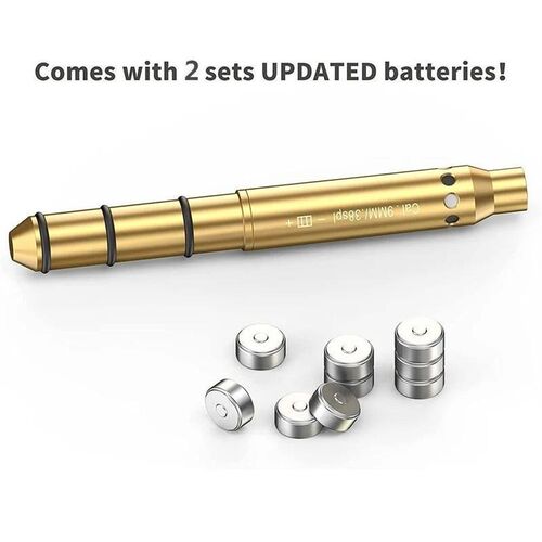 Tacticcal Laser Bore Sight .177/22LR/.223Rem/9mm/.38spl Cal