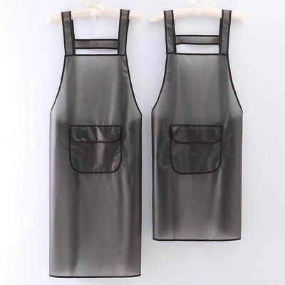 TPU Apron, Waterproof and Oil-Resistant, Transparent, Suspen