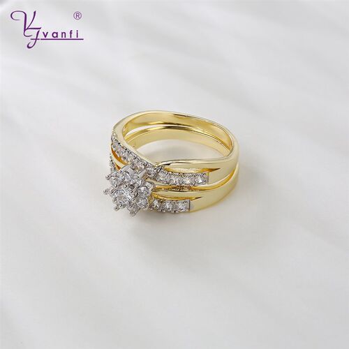 Kfvanfi Gifts New Copper Brass Cubic Zirconia Stone Mix Colo