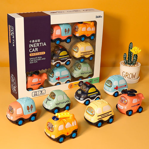 Childrens car toy set inertia aircraft boy baby car model f