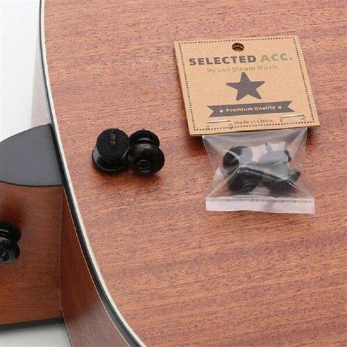 6 Pcs Guitar Strap Button Locking Locks Electric Guitars