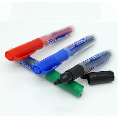 4pcs/set Erasable Whiteboard Marker Pen Set Ink Repeated