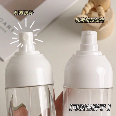 Plastic Cream Shampoo Pump Bottle Portable Refillable Lotion