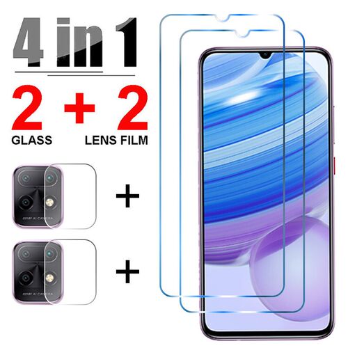4IN1 Screen Protective Glass For Redmi Note 11 10 9 8 7 Pro