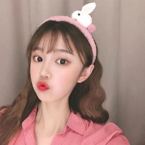 Elastic Fashion Rabbit Hairband Cute Ball Tie Ring Rope Bunn