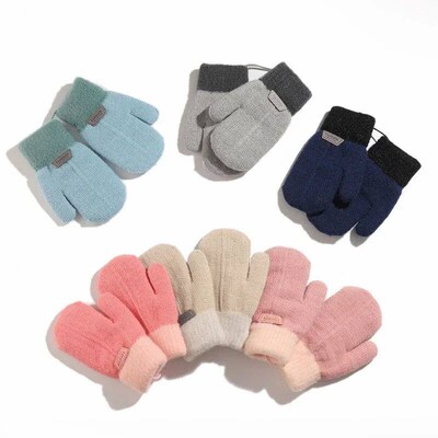 Kid Mittens Winter Gloves Boy Girl Unisex Hand Warmer Gloves