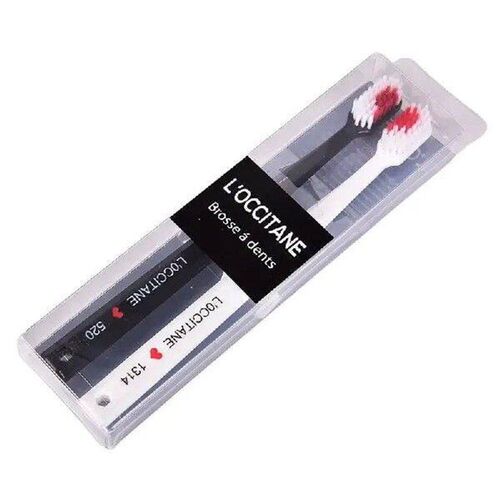 1Pair Couple Toothbrush Adult Black White Simple Heart