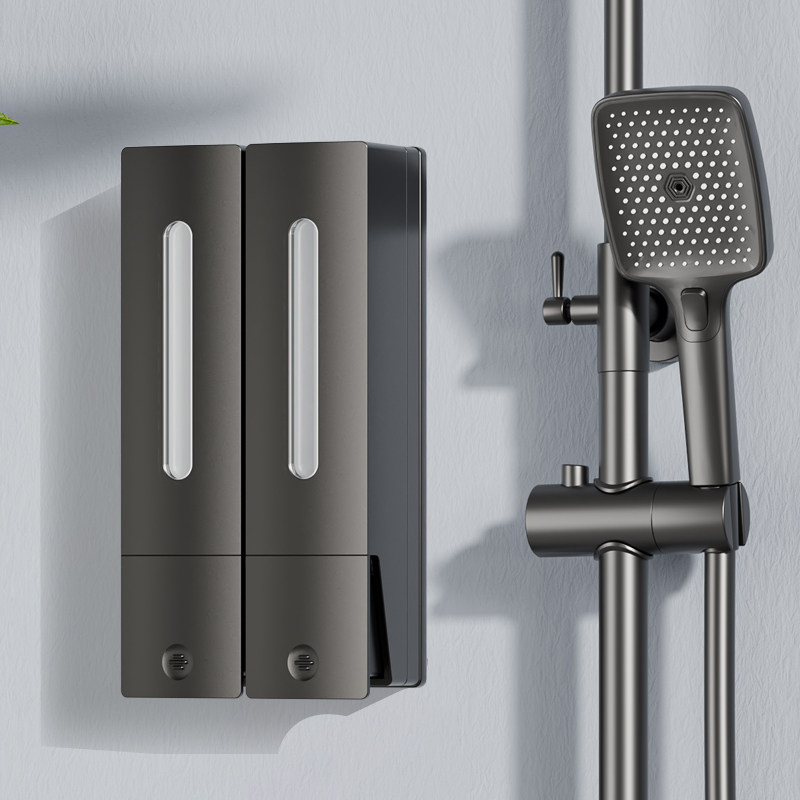 酒店壁挂式皂液器浴室沐浴露洗发水分装瓶盒子卫生间洗手液挂壁器