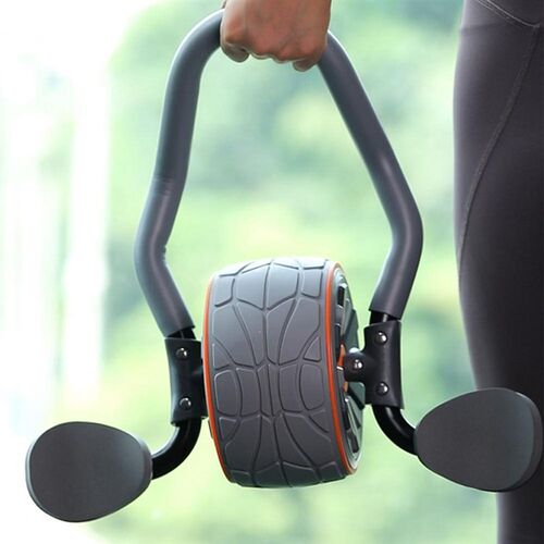 Abdominal Roller Abs Wheel with Elbow Support Knee Pad 4D