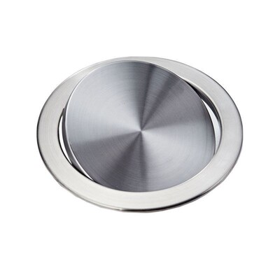 Recessed countertop lid trash can lid stainless steel lid sw
