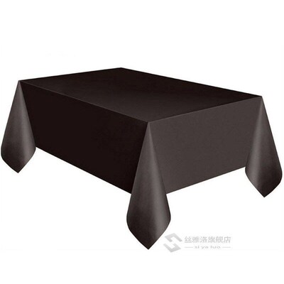 Plastic Rectangle Table Cover Cloth Wipe Clean Party Red Whi