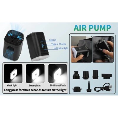17L Vacuum Compreion Bag with Air Pump Reuable Clothing Stor