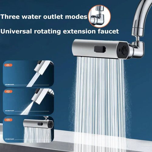 New Kitchen Waterfall Three-mode Universal Swivel Extension