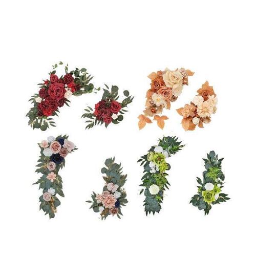 2x Wedding Arch Flowers Set Boho Flower Arrangement for