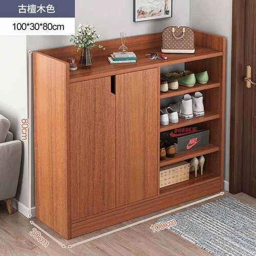 Household Shoe Cabinet Simple Door Entrance Storage Artifact