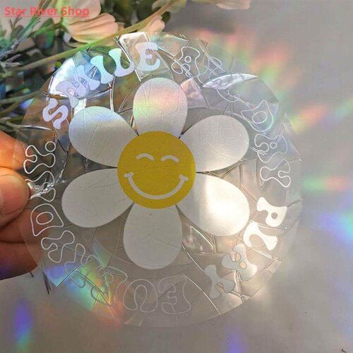Rainbow Stickers Window Sticker Star Butterfly Reflective Gl