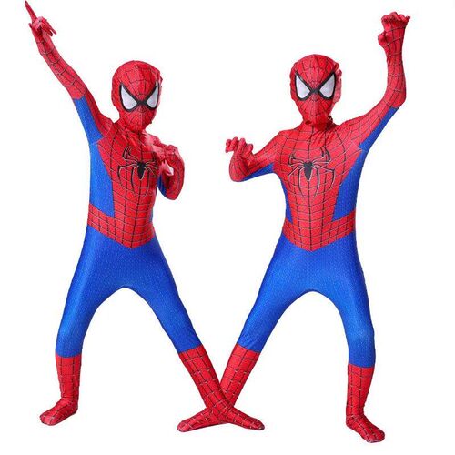 Spiderman Copl Fant Cotume Jumpuit for Boy Girl Mile Morale