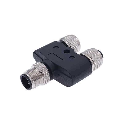 1pcs Waterproof aviation connector M12  male to female plug