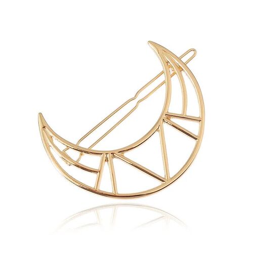Girls Triangle Moon Hairpins Hair Clips Hairgrip Accessories