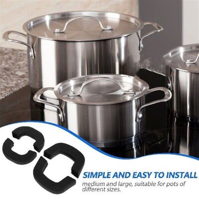 4Pcs Silicone Handle Covers Anti Scalding Heat Resistant