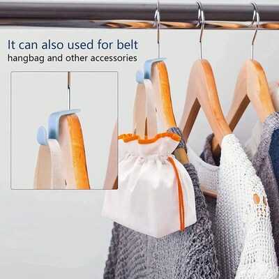 20PCS Wardrobe Hanger Hooks Organizer Connect Multifunction