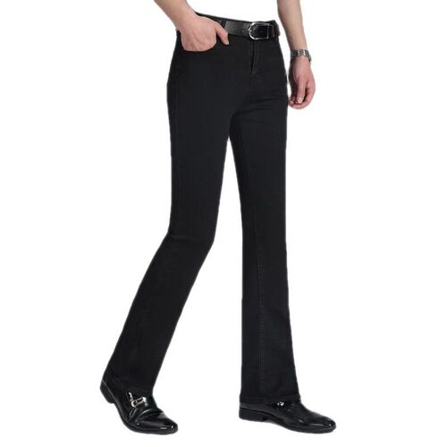 Micro-Lar Jeans Autumn Mens Denim Flared Pants Jeans Flared