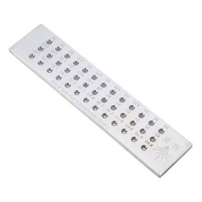 39Round Holes Wire Drawplate 0.26-2.8mm Wire Drawing Plate