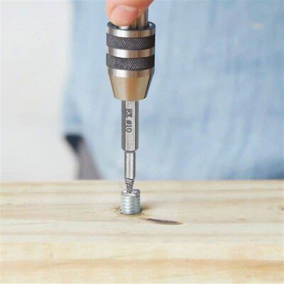 10Pcs 6.35mm Damaged Screw Extractor Drill Bit Set Stripped