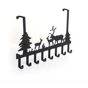 创意门背式挂衣钩衣帽钩卡通壁挂门上挂衣架可拆免钉无痕门后挂钩