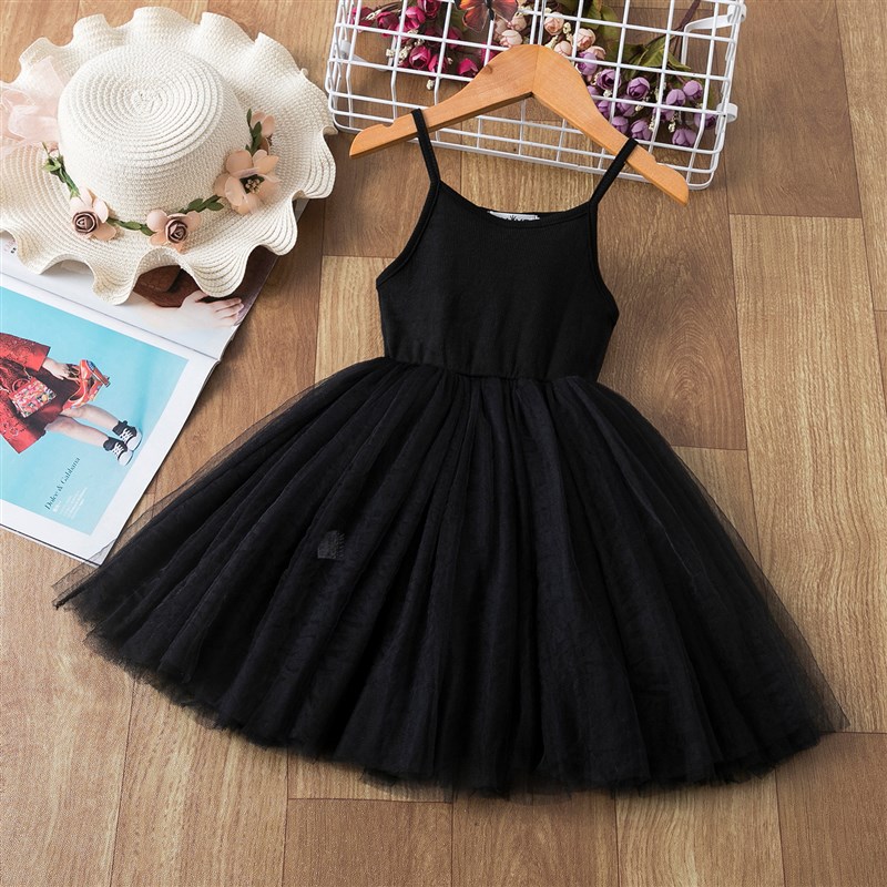 Summer Toddler Girl Dress Sleeveless Cotton Kids Beach Dress图片