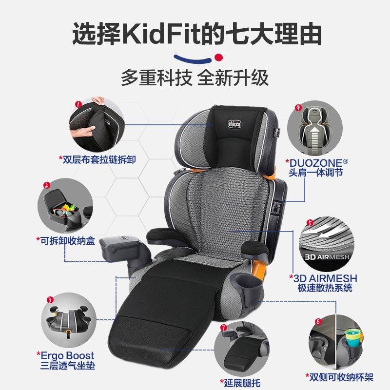 chicco智高大童安全座椅儿童增高坐垫isofix接口汽车用3-岁以上,汽车用品/电子/清洗/改装,汽车儿童安全座椅,淘宝优惠券,粉丝福利购,淘宝优惠卷