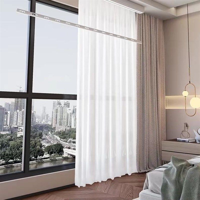 单杆明装电动晾衣架升降晒衣机窗帘盒晒衣阳台晒衣晾衣机室外内装,家装主材,智能晾衣架,淘宝优惠券,粉丝福利购,淘宝优惠卷