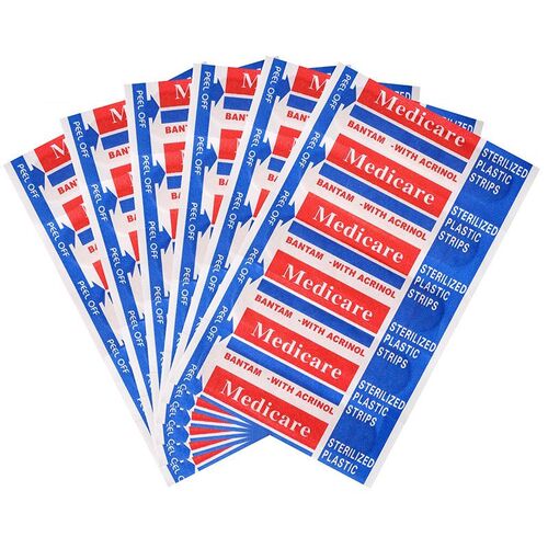 100Pcs/Box Breathable Band-Aids Non-woven Bandages First Aid