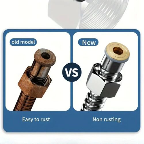 Bath Shower Hose Stainless Steel Flexible Pipe Shower Head P