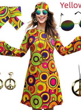 pcs Set s s Women Hippie Costume Accessories Hippie Disco