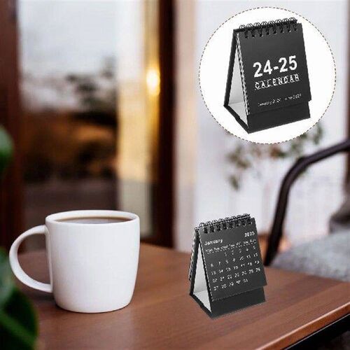 2024 Mini Desk Calendar Rich Content Tabletop Home Pocket