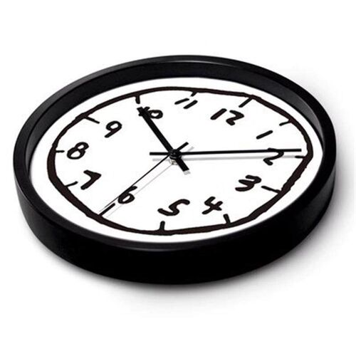 10 inches silent wall clock bedroom living room colorful