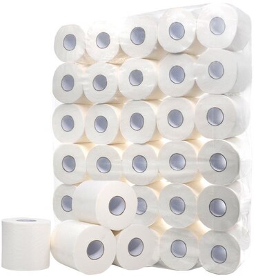 [40/20/10/30/16 rolls] toilet paper with core roll for logs
