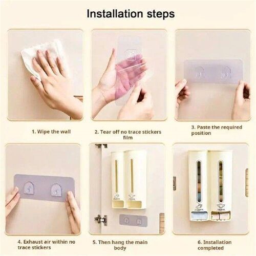 New Wall-Mounted Underwear Storage Box Self Adhesive 2 in1