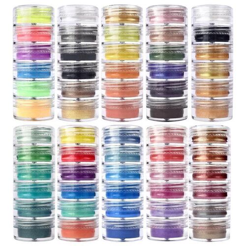 6Colors/Sets Pearl Powder Pigment DIY Epoxy Resin Mold Color