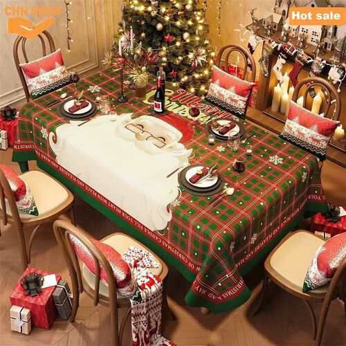 Christmas tablecloth decorations 60 x 84,Table Cloth Santa