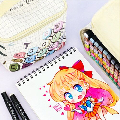 30/40/60/80 Colors Drawing Sketch Marker Set Alcohol Based M
