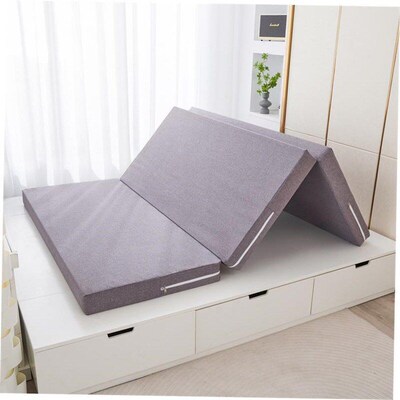 9cm folding sponge mattress topper soft cushiSon single bed