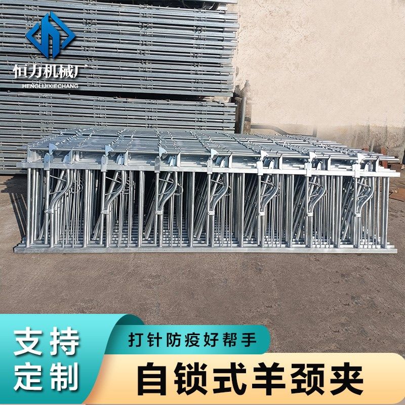 恒力畜牧设备羊舍内隔栏热镀锌加厚自锁式奶山羊颈夹 羊脖夹,畜牧/养殖物资,畜牧/养殖器械,淘宝优惠券,粉丝福利购,淘宝优惠卷