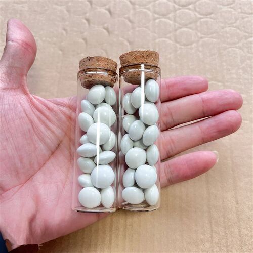 Diameter 25mm Wedding Dragees Glass Bottle Cork Glass Jars T