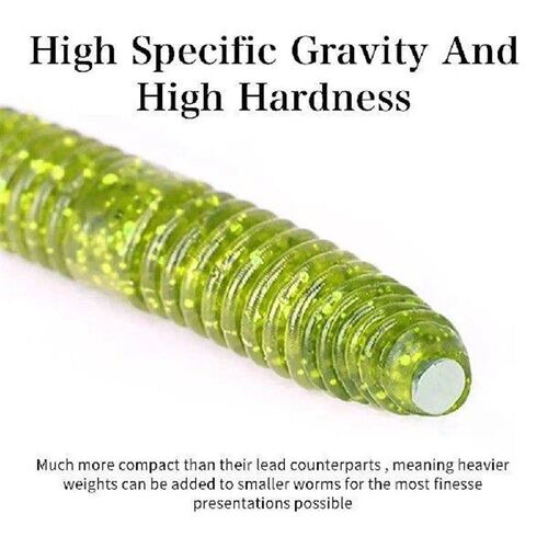 New Carbon Steel Lead Weight Head Soft Lure Spring Jigging