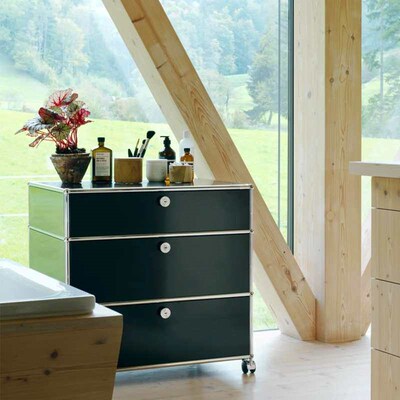 Stainless Steel Modular Combination Sideboard Simple Ins Sty